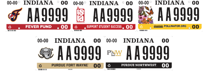 New License Plates Let Hoosiers Support Causes in 2026